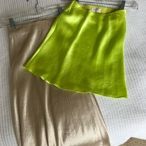 Babaton 00 Silk midi Skirt